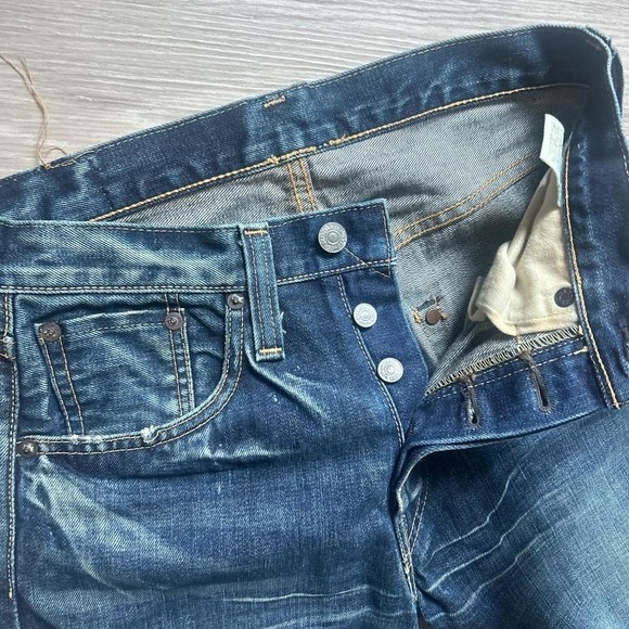 LEVIS Vintage 501 Big E Redline Selvedge Denim Jeans Japan (31x30/fits 29) - Picture 5 of 8